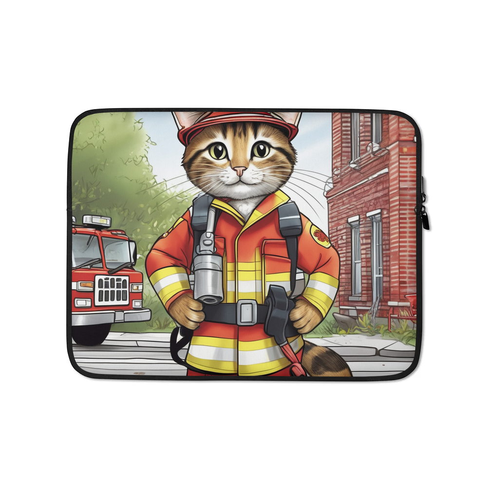 PugMug Custom Tabby Companion Cat Laptop Sleeve