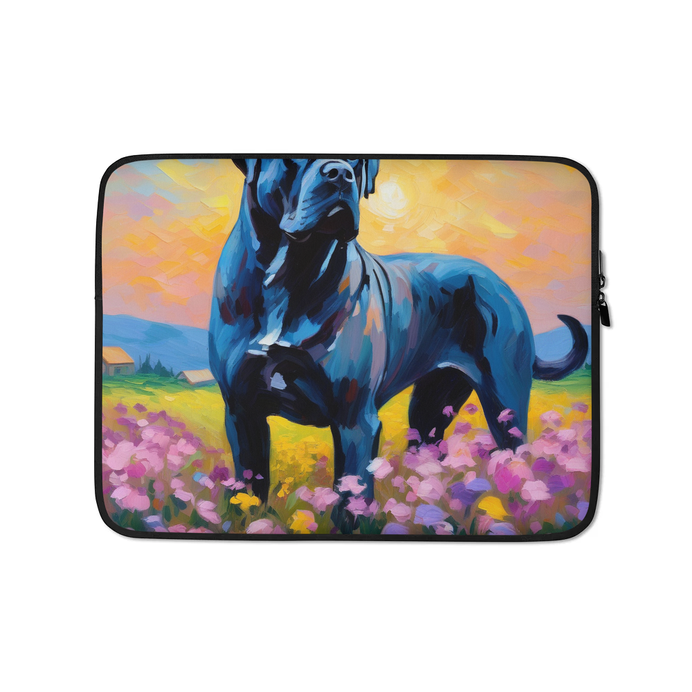 PugMug Custom Cane Corso Laptop Sleeve