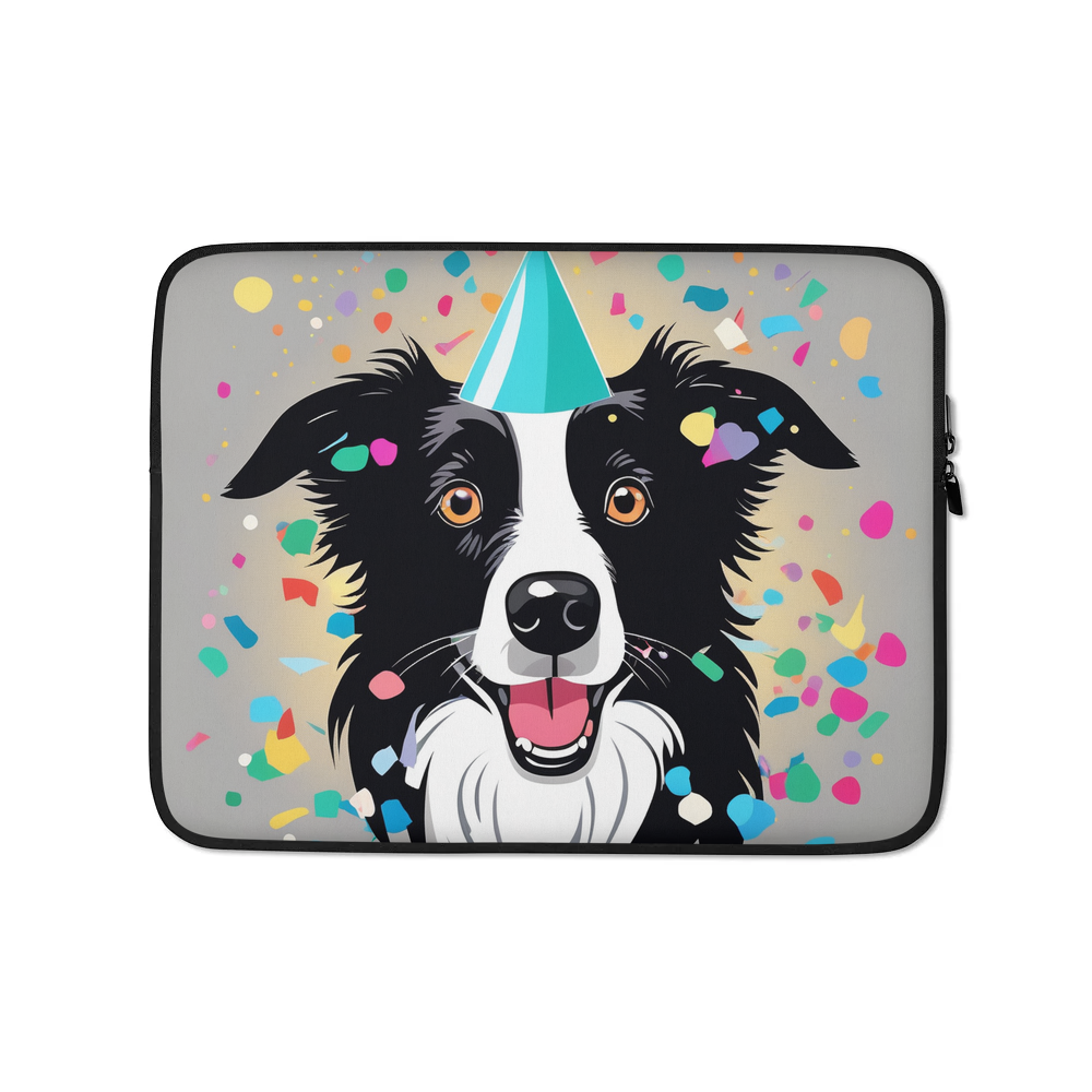 PugMug Custom Border Collie Laptop Sleeve