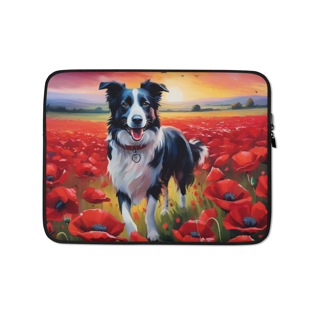 PugMug Custom Border Collie Laptop Sleeve