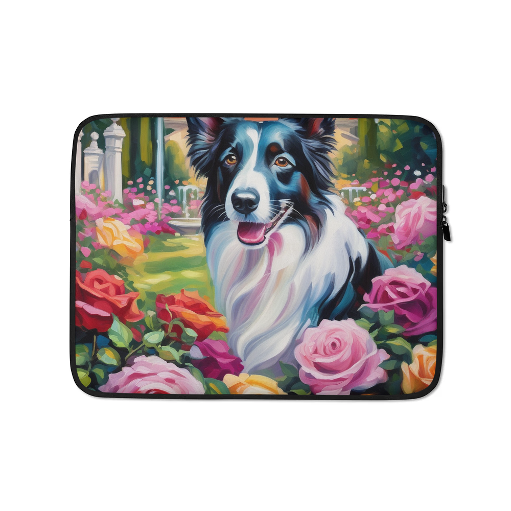PugMug Custom Border Collie Laptop Sleeve