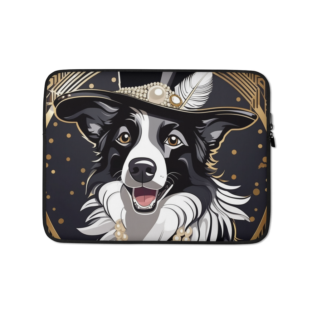 PugMug Custom Border Collie Laptop Sleeve