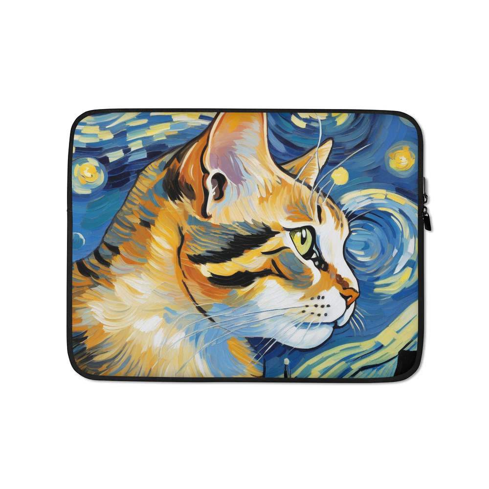 PugMug Custom Tabby Exotic Cat Laptop Sleeve