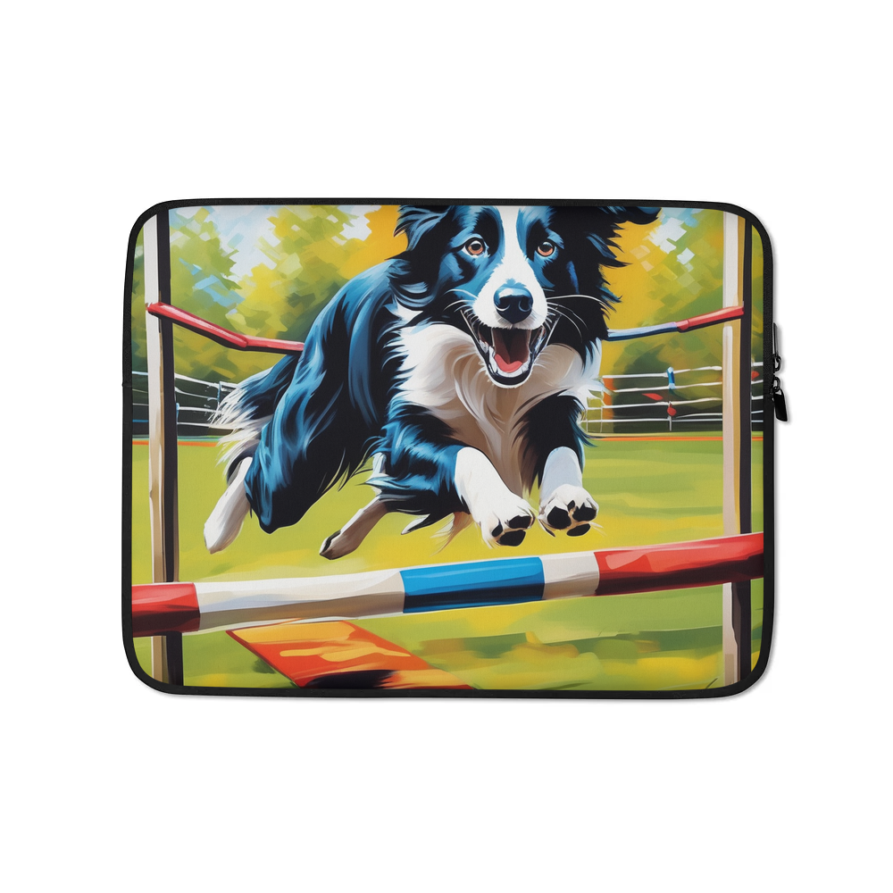 PugMug Custom Border Collie Laptop Sleeve