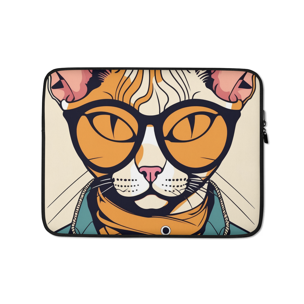 PugMug Custom Tabby Sphynx Cat Laptop Sleeve
