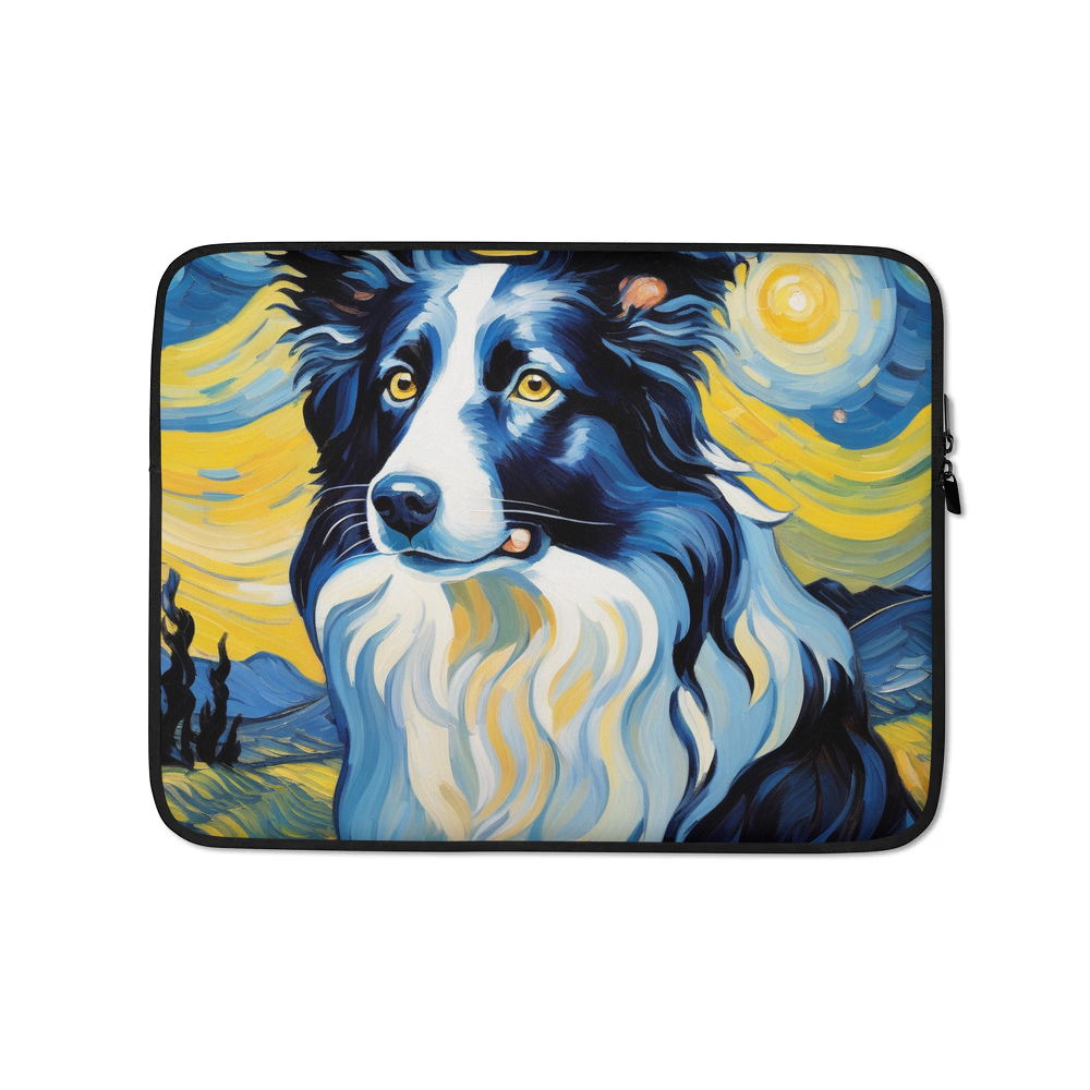 PugMug Custom Border Collie Laptop Sleeve