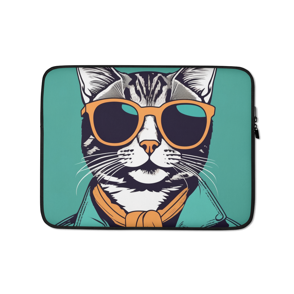 PugMug Custom Tabby Companion Cat Laptop Sleeve