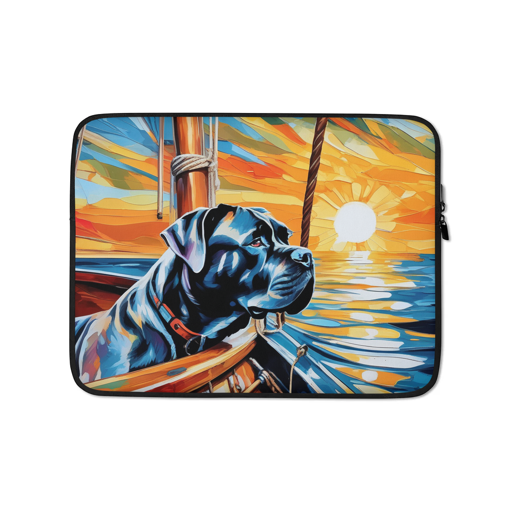 PugMug Custom Cane Corso Laptop Sleeve