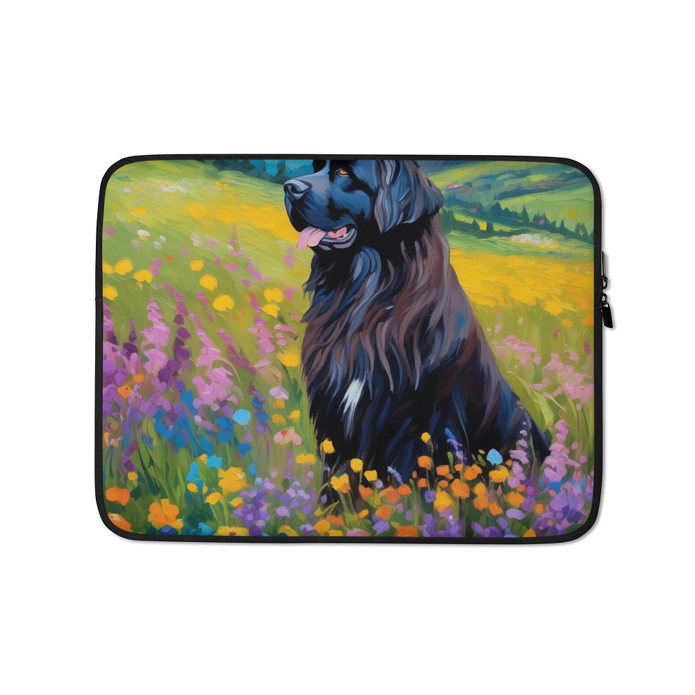 PugMug Custom Newfoundland Laptop Sleeve