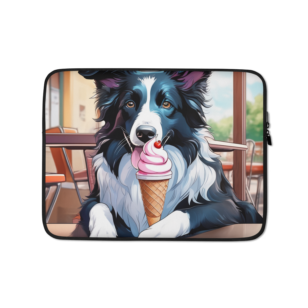 PugMug Custom Border Collie Laptop Sleeve