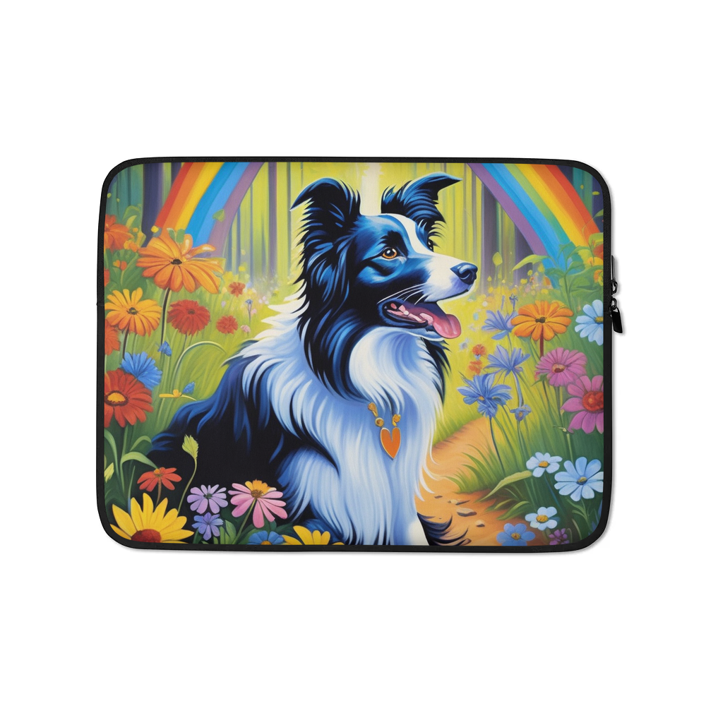 PugMug Custom Border Collie Laptop Sleeve