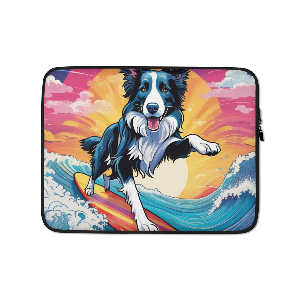 PugMug Custom Border Collie Laptop Sleeve