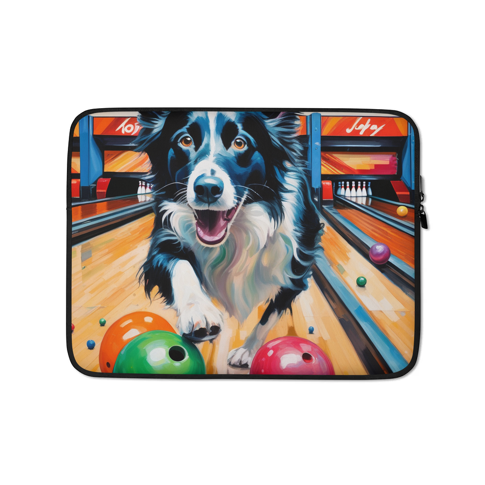 PugMug Custom Border Collie Laptop Sleeve