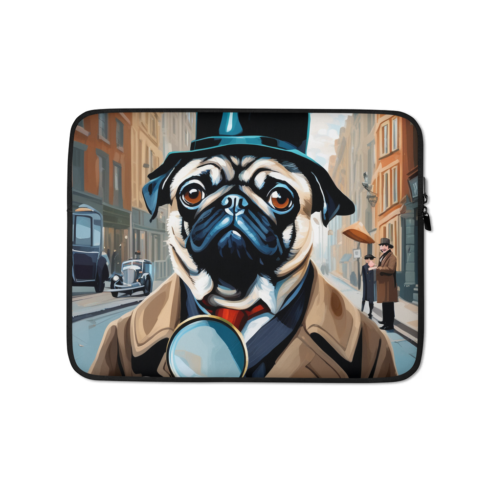 PugMug Custom Pug Laptop Sleeve