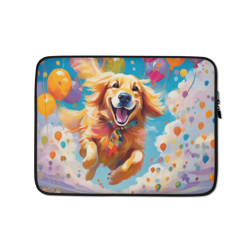 PugMug Custom Golden Retriever Laptop Sleeve
