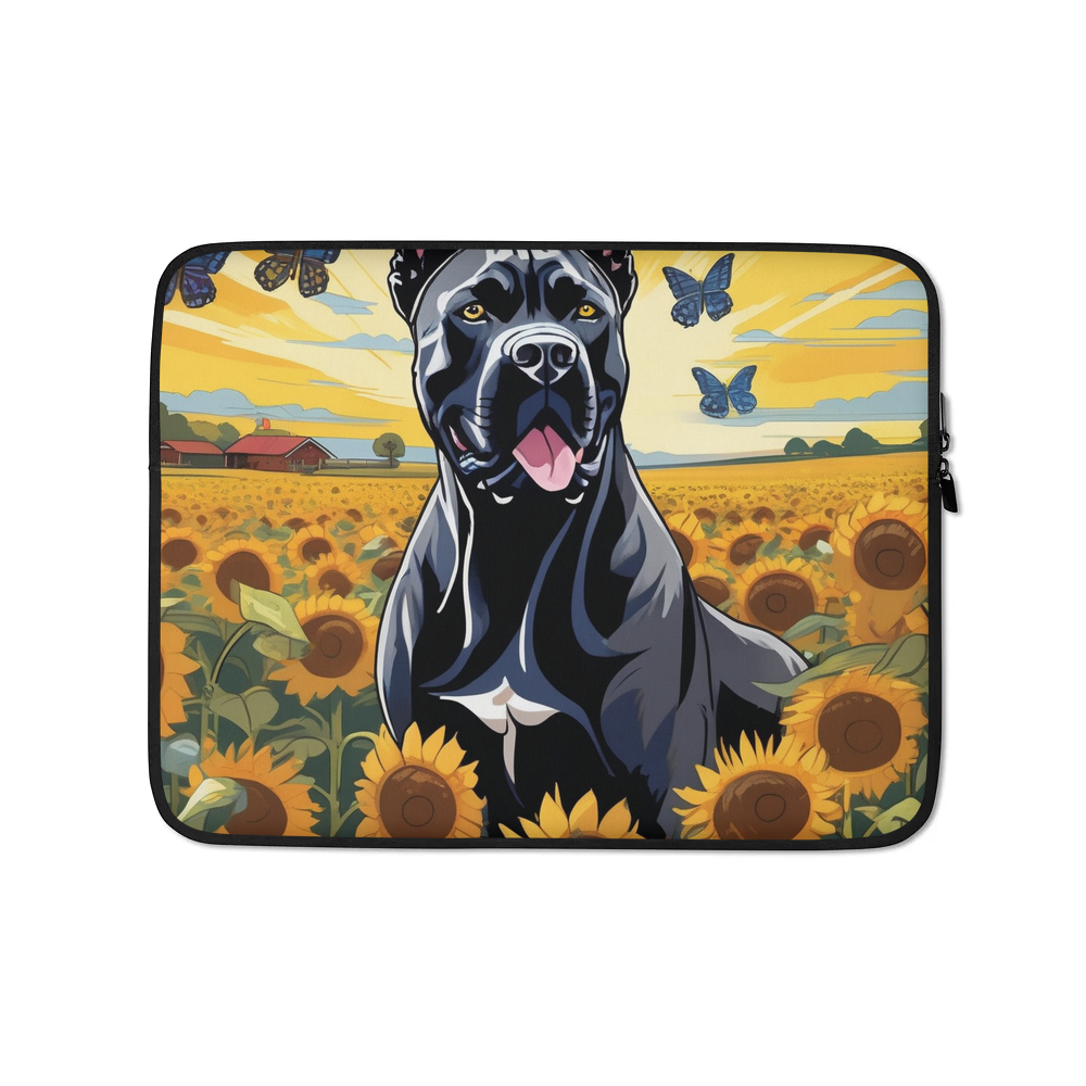 PugMug Custom Cane Corso Laptop Sleeve