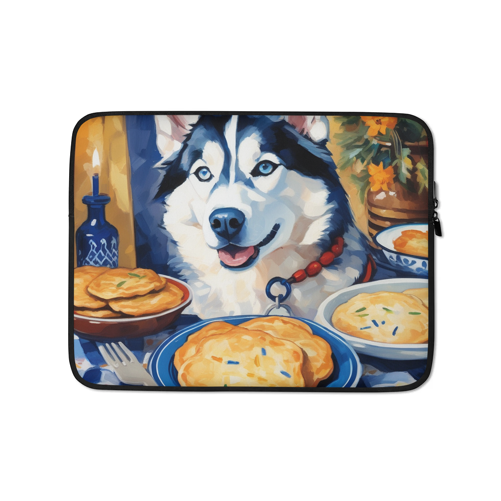 PugMug Custom Siberian Husky Laptop Sleeve