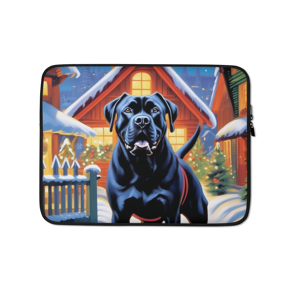 PugMug Custom Cane Corso Laptop Sleeve