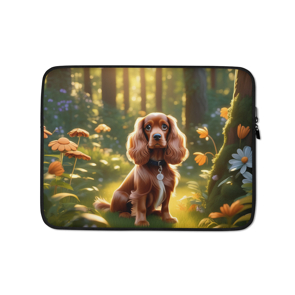 PugMug Custom English Cocker Spaniel Laptop Sleeve