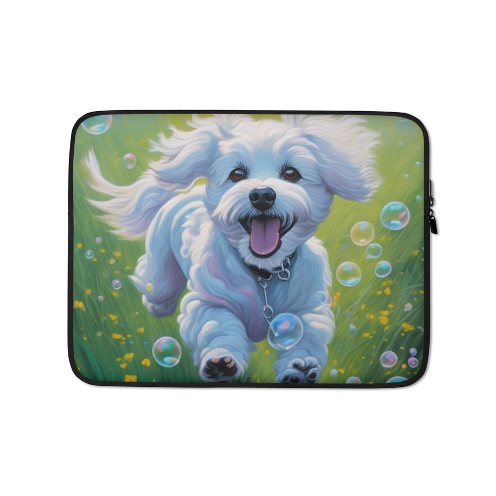 PugMug Custom Bichons Frise Laptop Sleeve