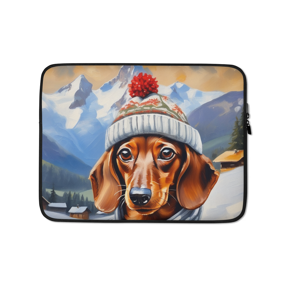 PugMug Custom Tan Dachshund Laptop Sleeve