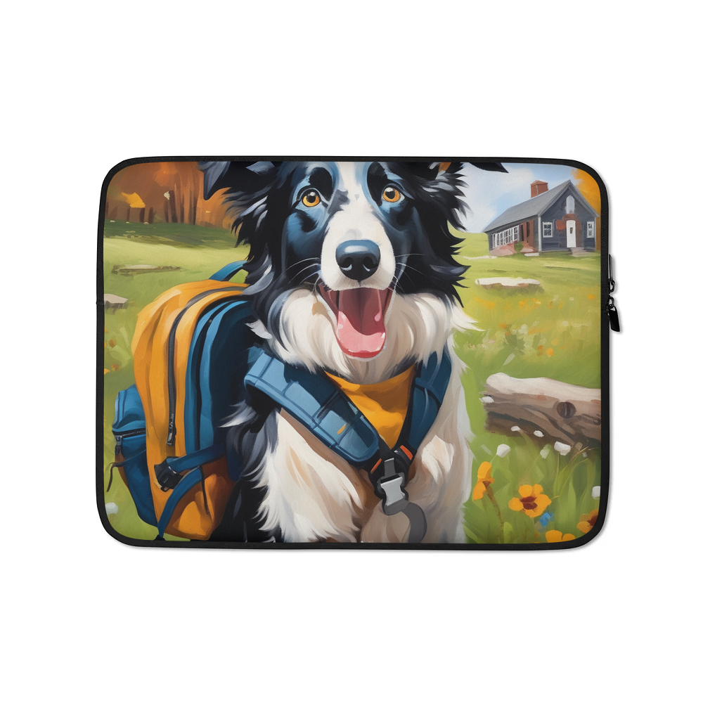 PugMug Custom Border Collie Laptop Sleeve
