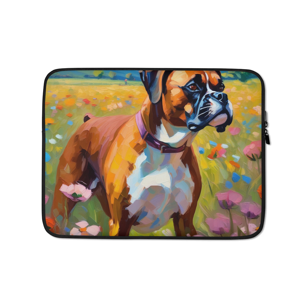 PugMug Custom Boxer Dog Laptop Sleeve