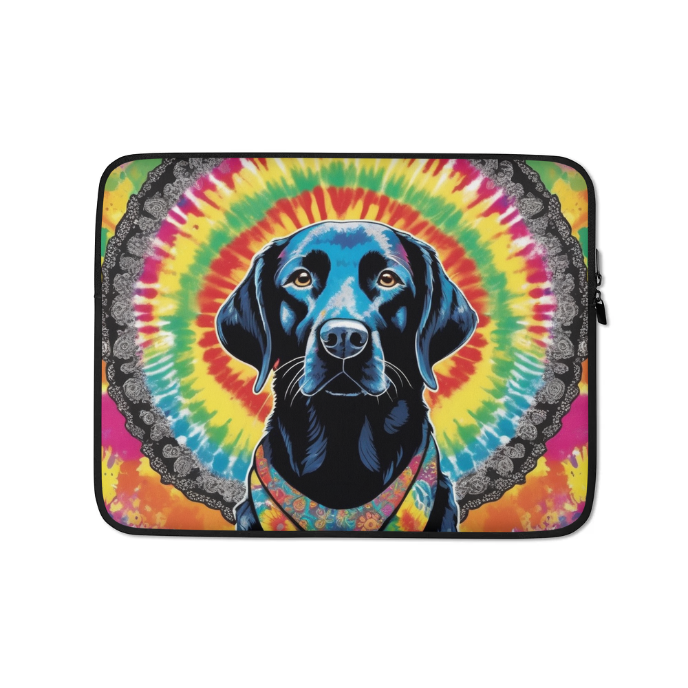 PugMug Custom Black Labrador Retriever Laptop Sleeve