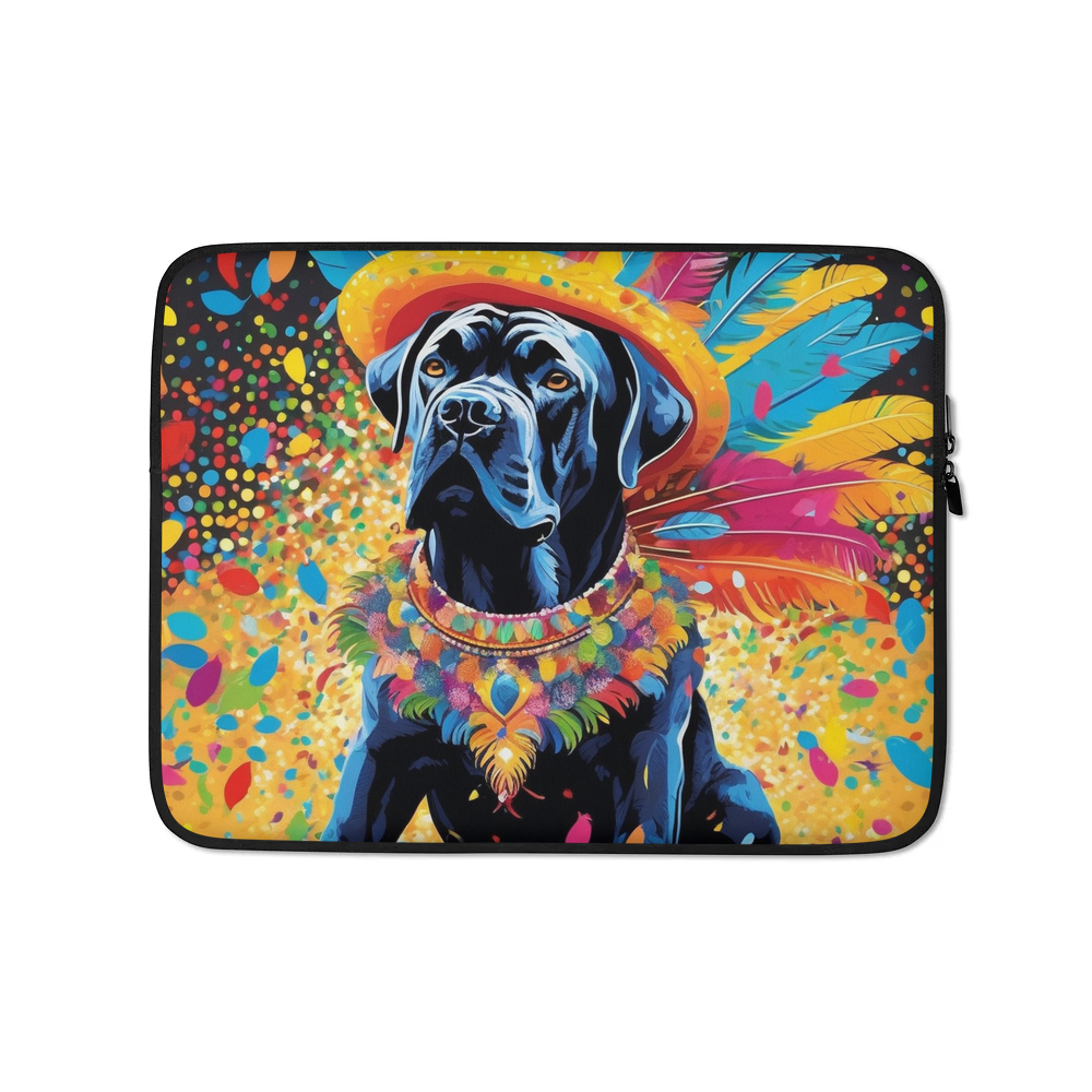 PugMug Custom Cane Corso Laptop Sleeve