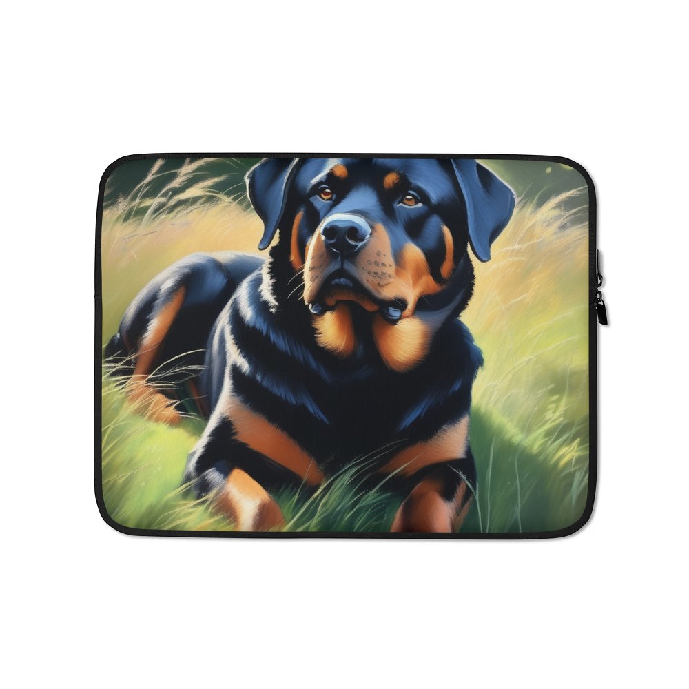 PugMug Custom Rottweiler Laptop Sleeve