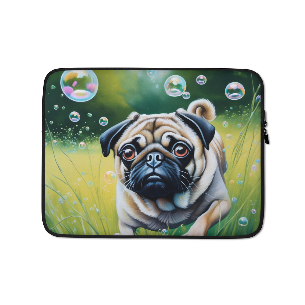 PugMug Custom Pug Laptop Sleeve