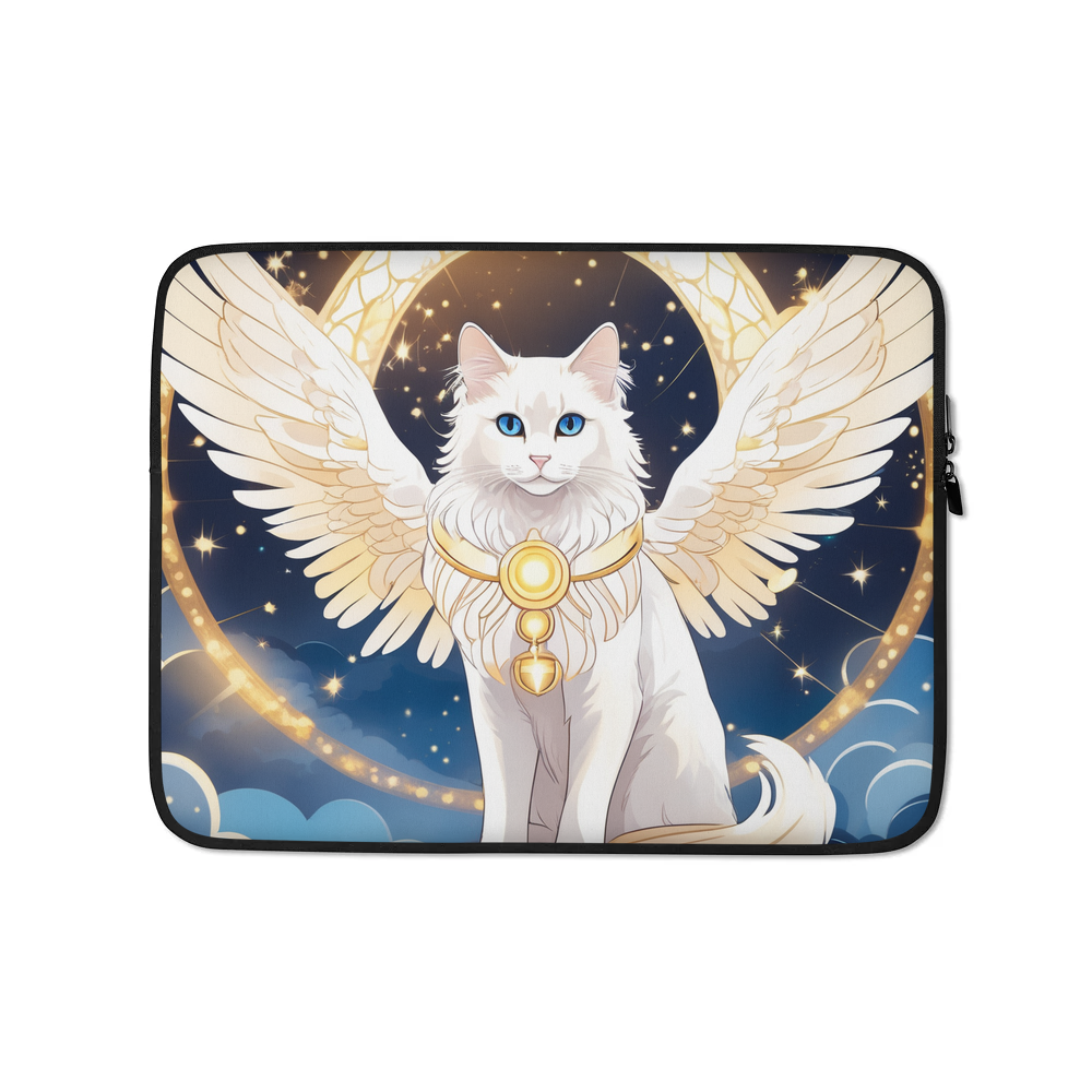 PugMug Custom White Ragdoll Cat Laptop Sleeve