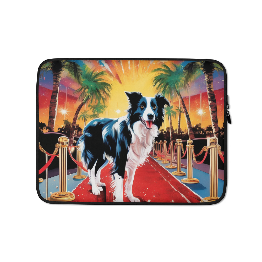 PugMug Custom Border Collie Laptop Sleeve