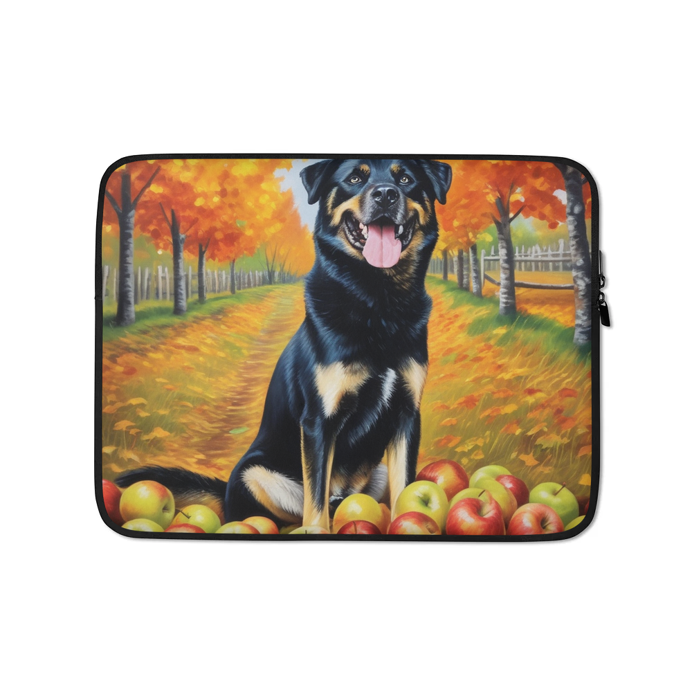 PugMug Custom Blue Laptop Sleeve