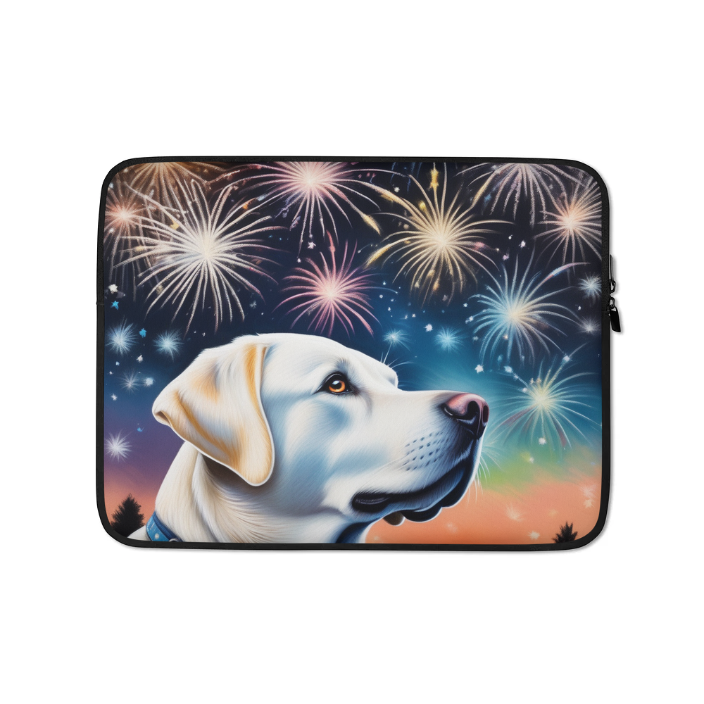 PugMug Custom White Labrador Retriever Laptop Sleeve