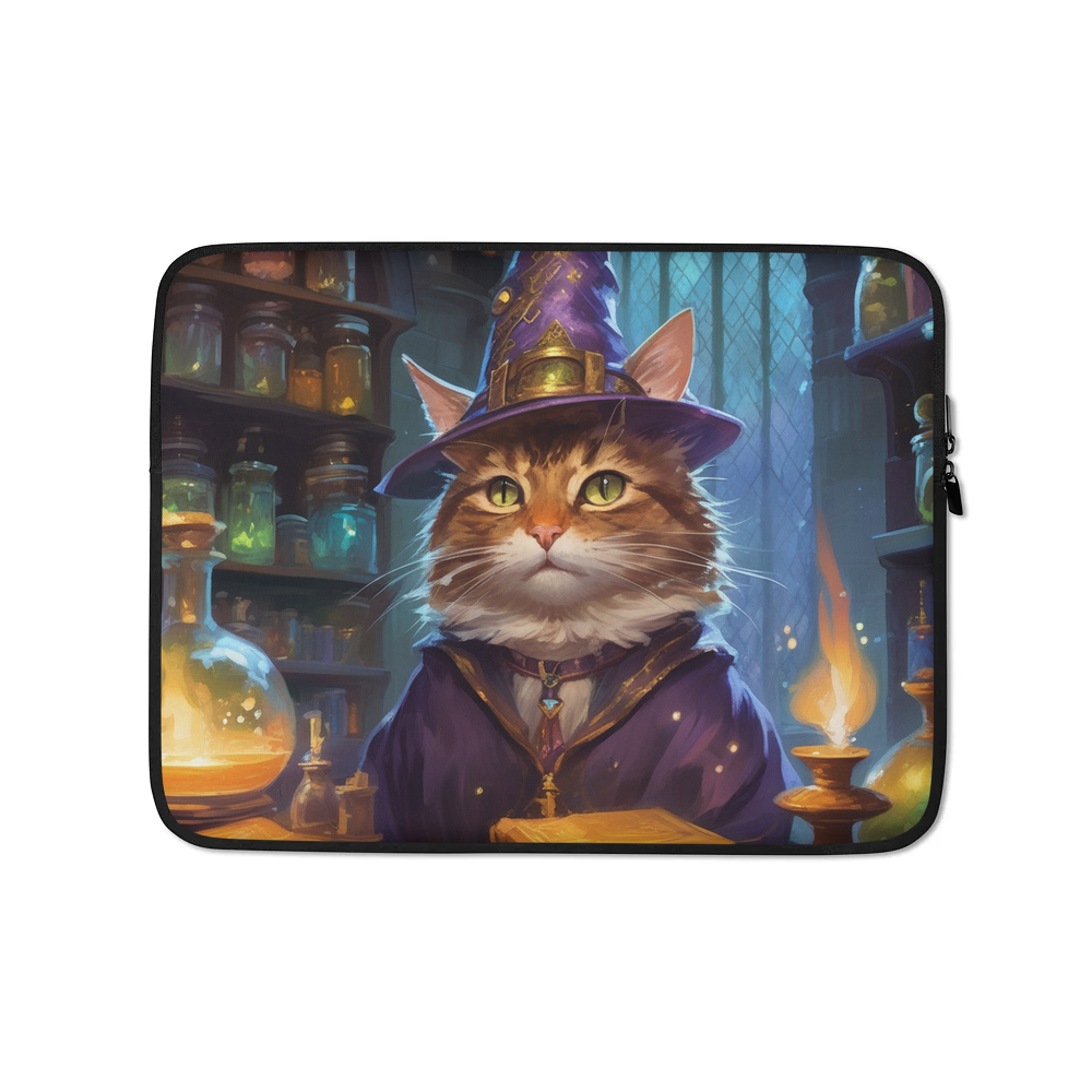 PugMug Custom Tabby Companion Cat Laptop Sleeve