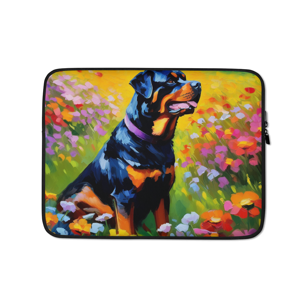 PugMug Custom Rottweiler Laptop Sleeve