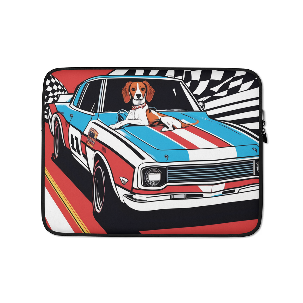 PugMug Custom Brittany Dog Laptop Sleeve