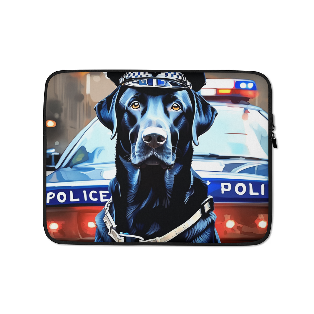 PugMug Custom Black Labrador Retriever Laptop Sleeve