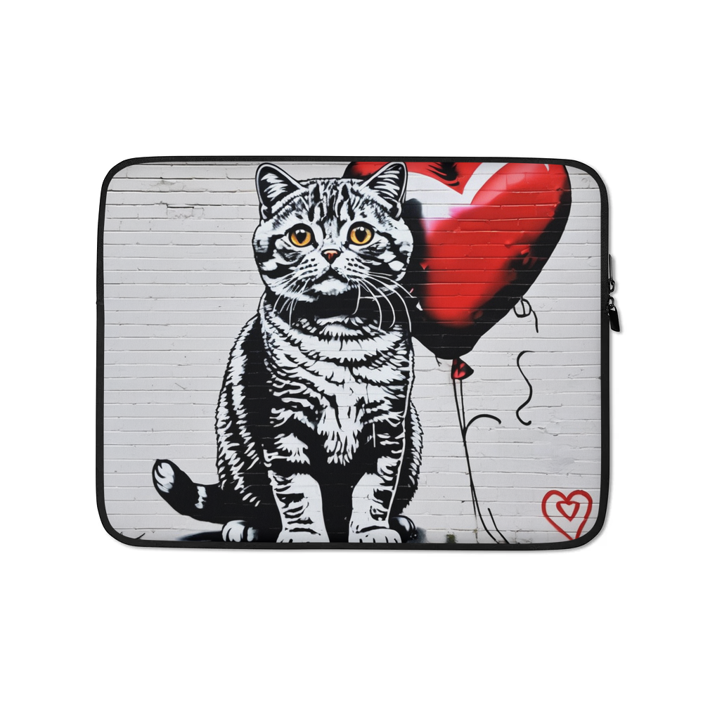 PugMug Custom Tabby Scottish Fold Cat Laptop Sleeve