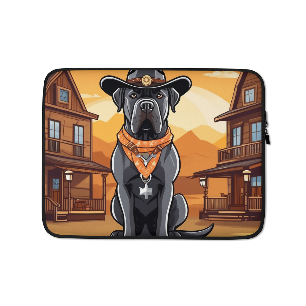 PugMug Custom Cane Corso Laptop Sleeve