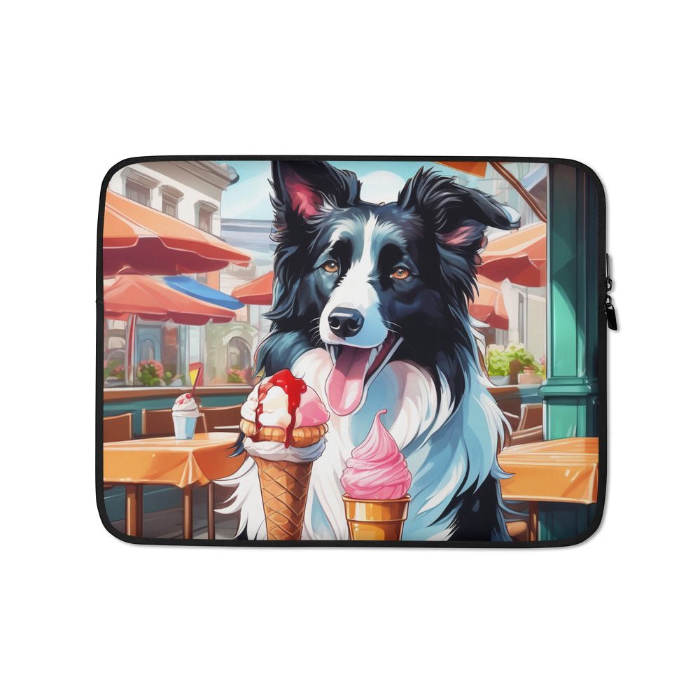 PugMug Custom Border Collie Laptop Sleeve