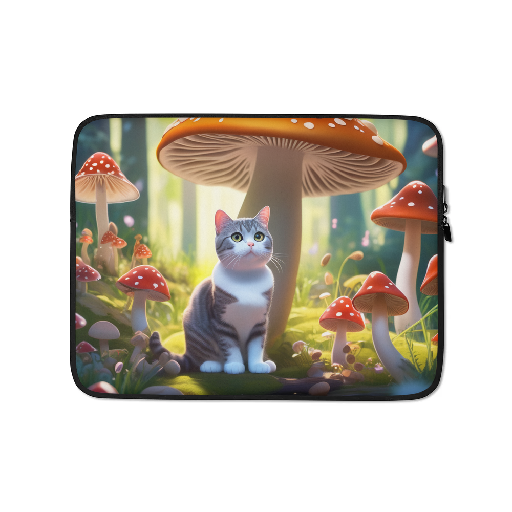 PugMug Custom Tabby British Shorthair Cat Laptop Sleeve