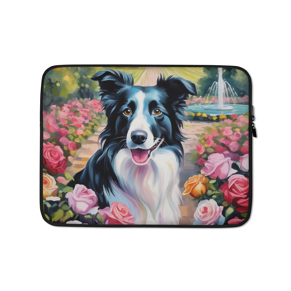 PugMug Custom Border Collie Laptop Sleeve