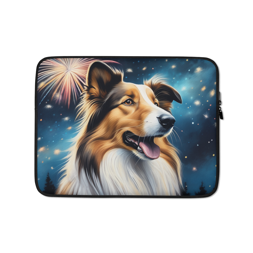 PugMug Custom Collie Laptop Sleeve
