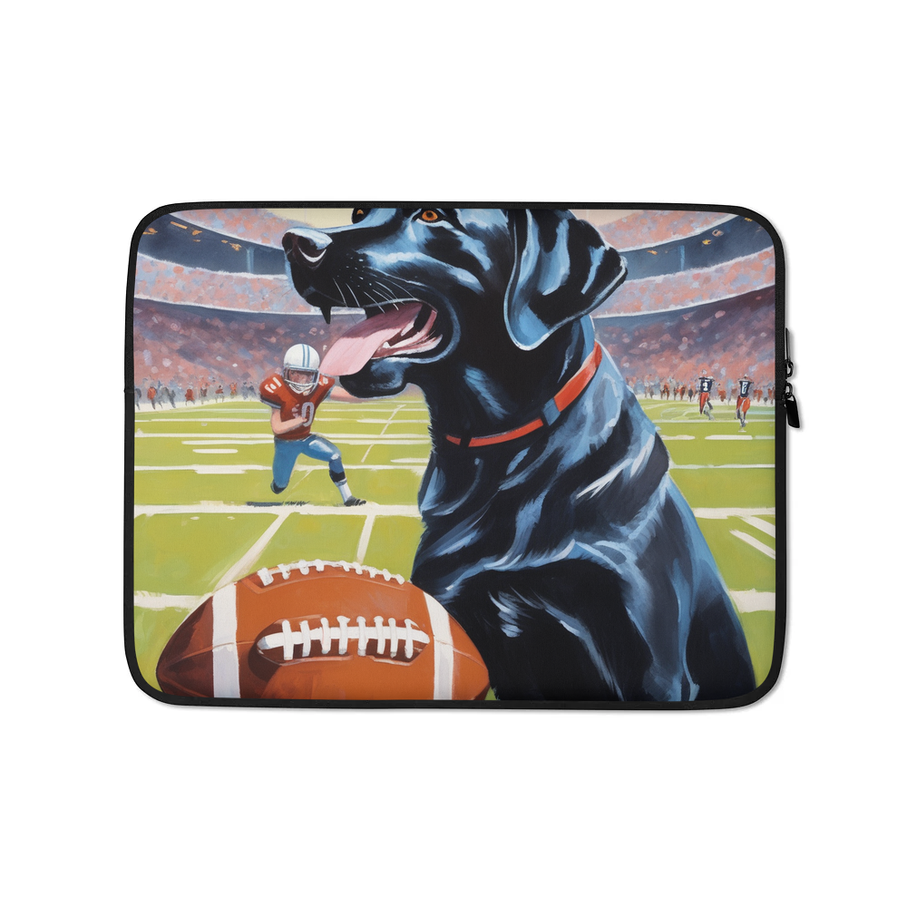 PugMug Custom Black Labrador Retriever Laptop Sleeve