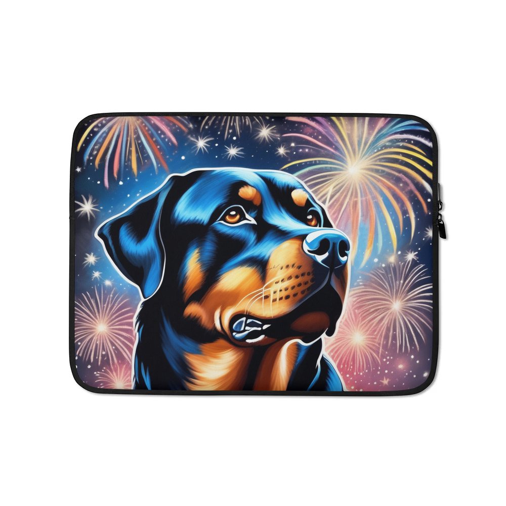 PugMug Custom Rottweiler Laptop Sleeve