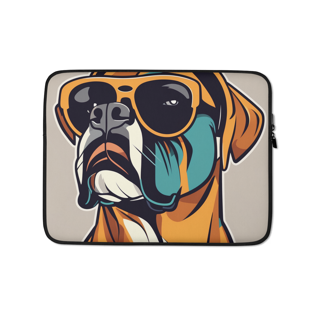 PugMug Custom Boxer Dog Laptop Sleeve