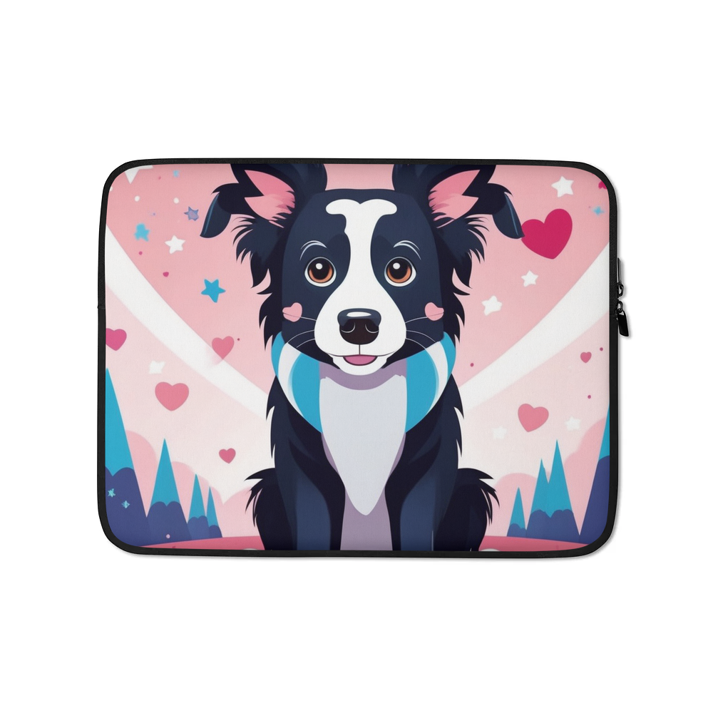 PugMug Custom Border Collie Laptop Sleeve