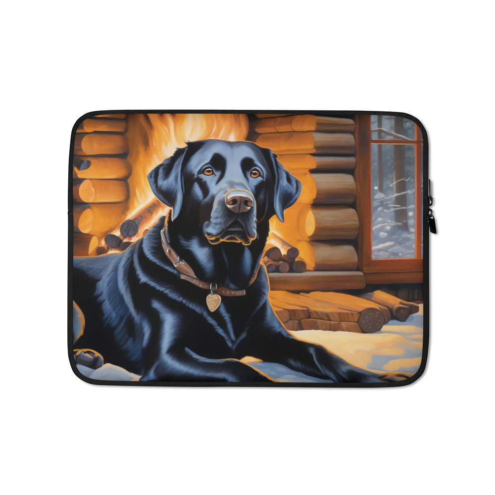 PugMug Custom Black Labrador Retriever Laptop Sleeve